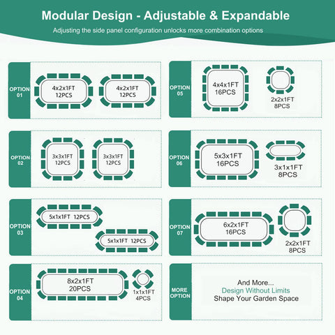 BIRDSINYARD modular two-pack enables scalable garden layouts for compact balconies or expanding plots.