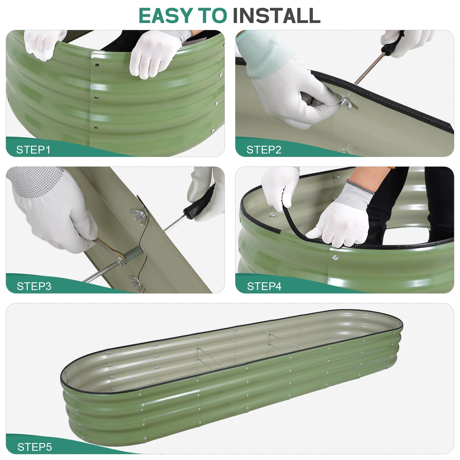 Rust-resistant coating withstands humidity and weather for long-lasting outdoor use.