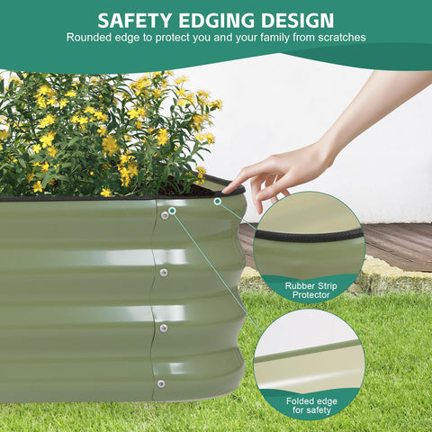 BIRDSINYARD safety-edged folding edge protects hands during assembly and positioning.