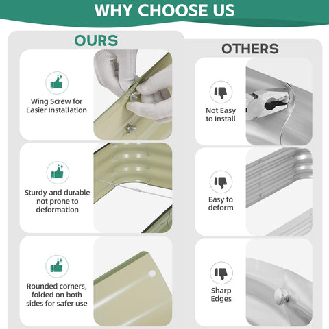 Birdsinyard safety folding-edge design signals scratch-free handling.