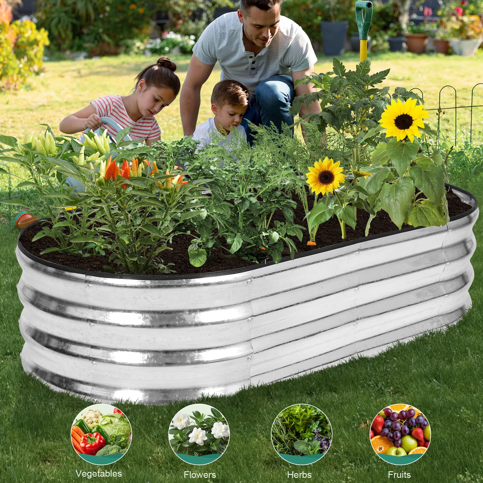 Birdsinyard two-pack beds help create versatile garden layouts