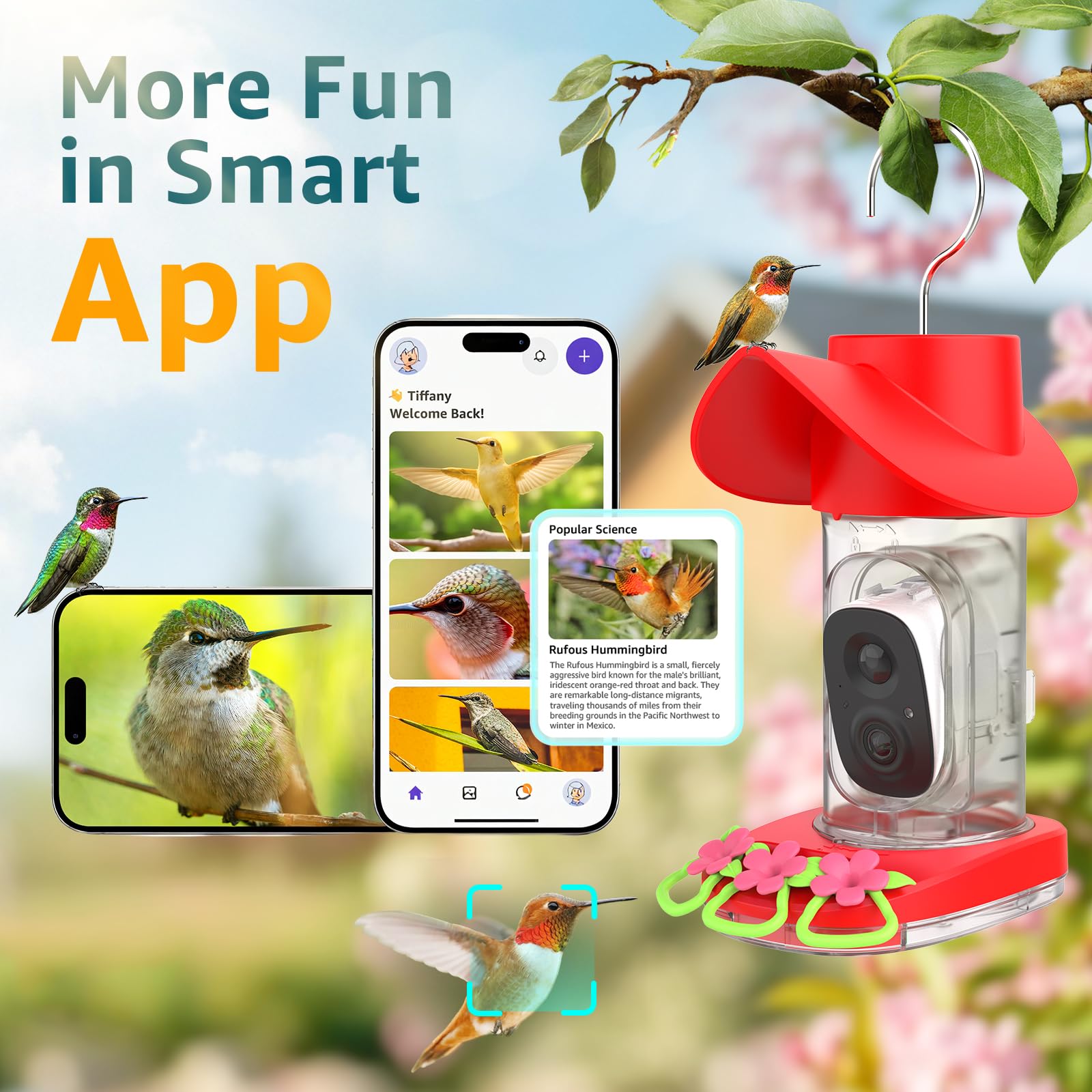 Birdsnap ships with 32GB memory card for local storage.