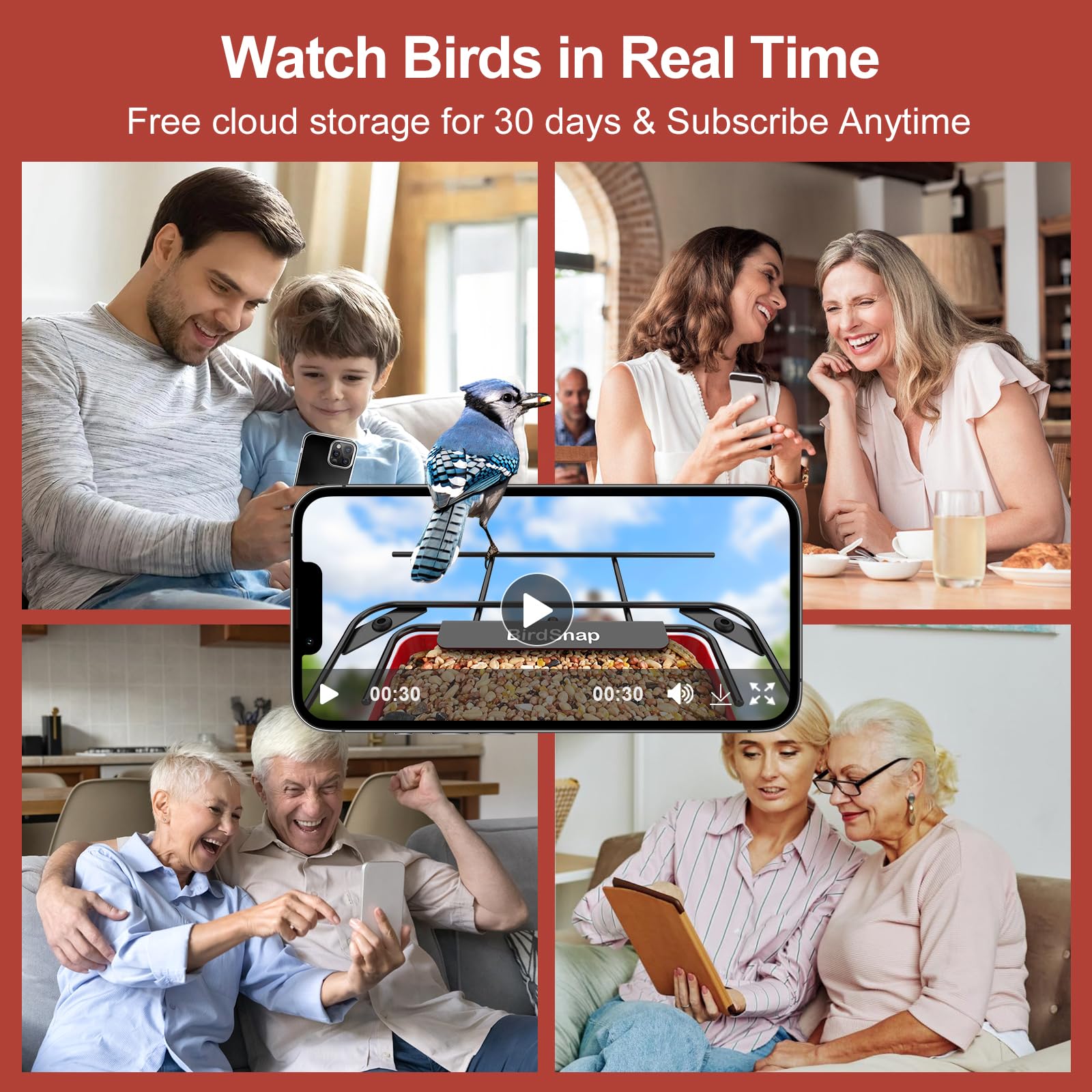 Birdsnap APS hummingbird feeder add-on attracts tiny visitors