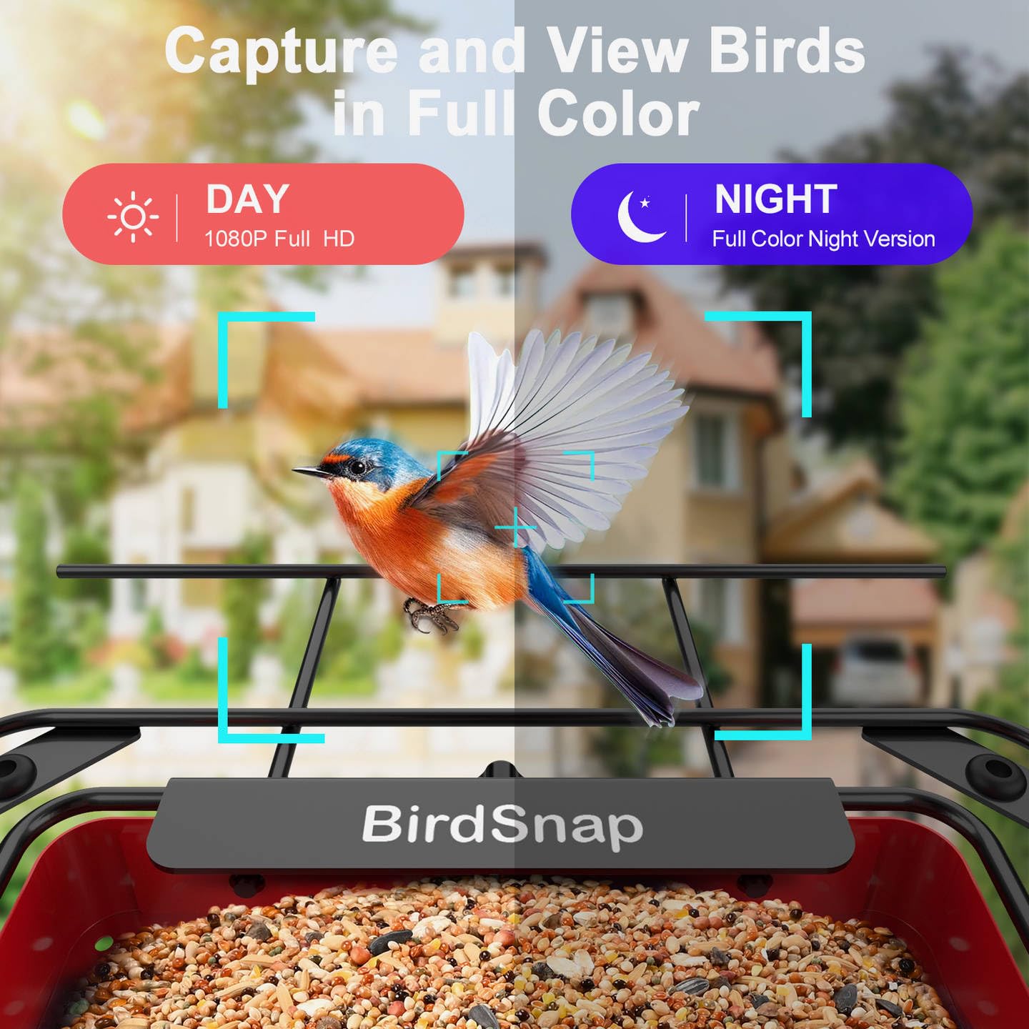 Birdsnap APS water box add-on attracts water‑loving birds