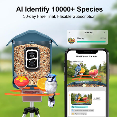Birdsnap PAV camera lens with 160-degree wide angle captures more birds