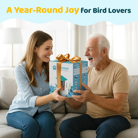 Birdsnap TUC 1.8L capacity feeder reduces refills