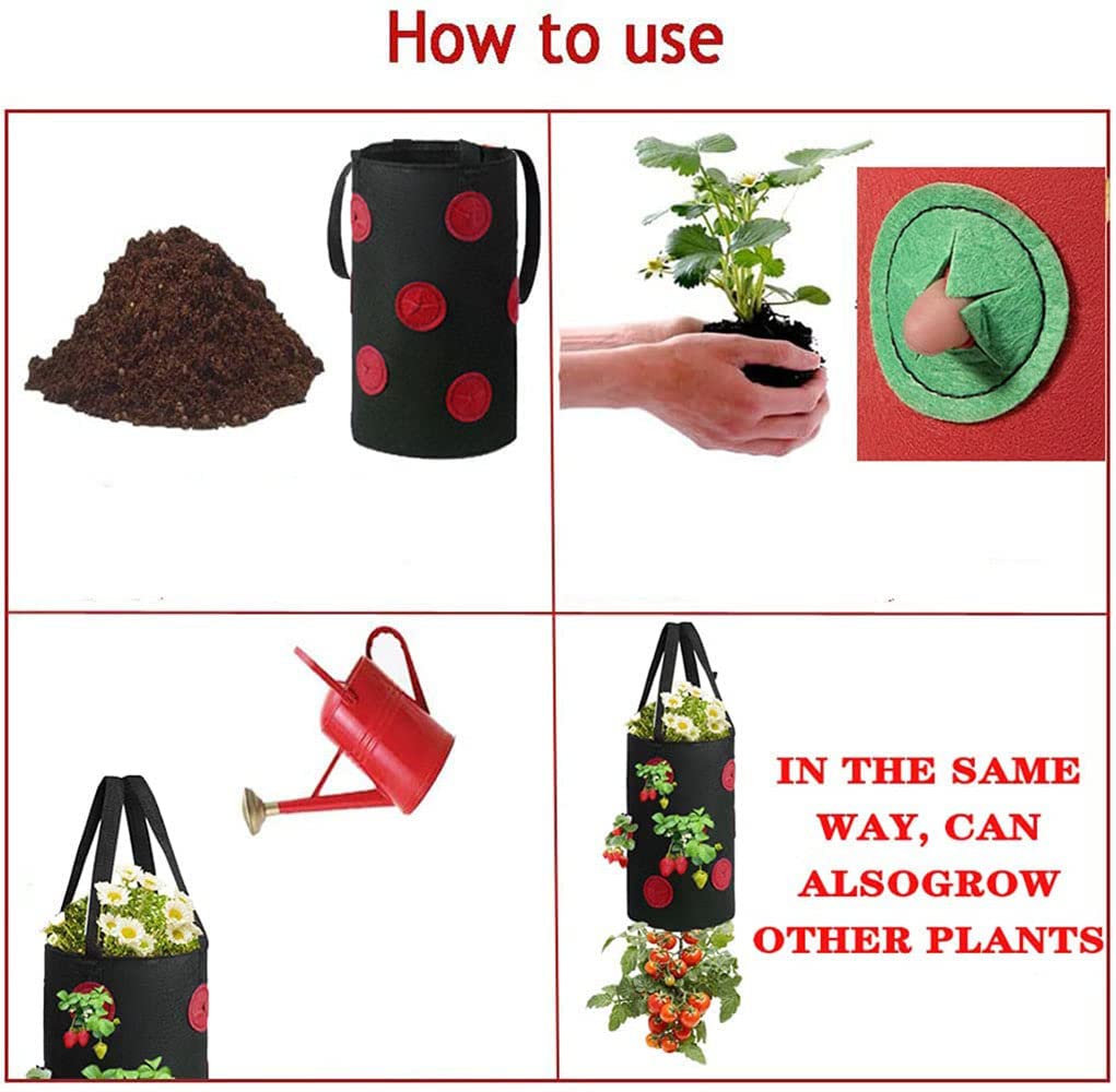 Birheatry breathable felt cloth planter enhances air flow and root health
