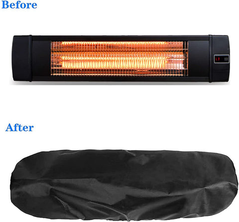 Birheatry dustproof outdoor cover extends heater life in patio, yard, or garage.