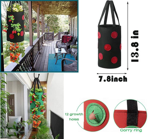 Birheatry planter bag hooks set for quick hanging installation