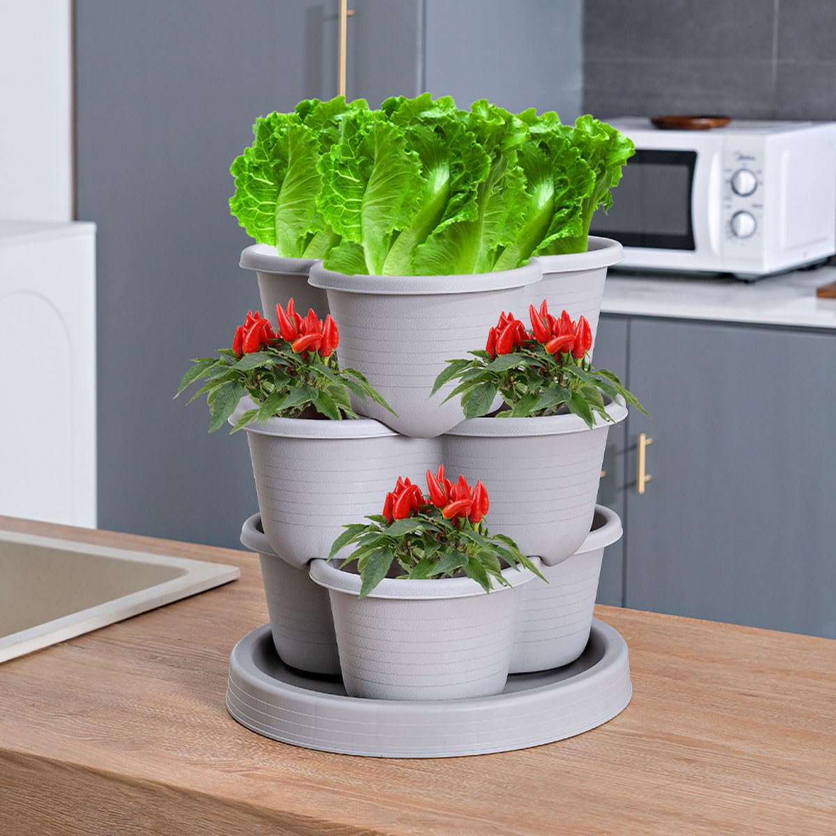 Birheatry starter kit provides all parts for quick planter setup.