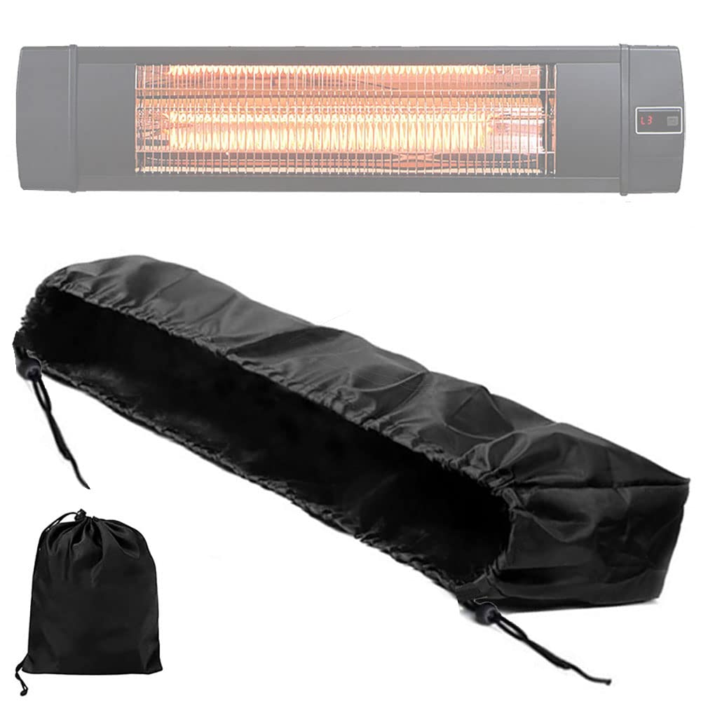 Birheatry wall-mounted heater cover protects a 36.5-inch unit from rain and dust.