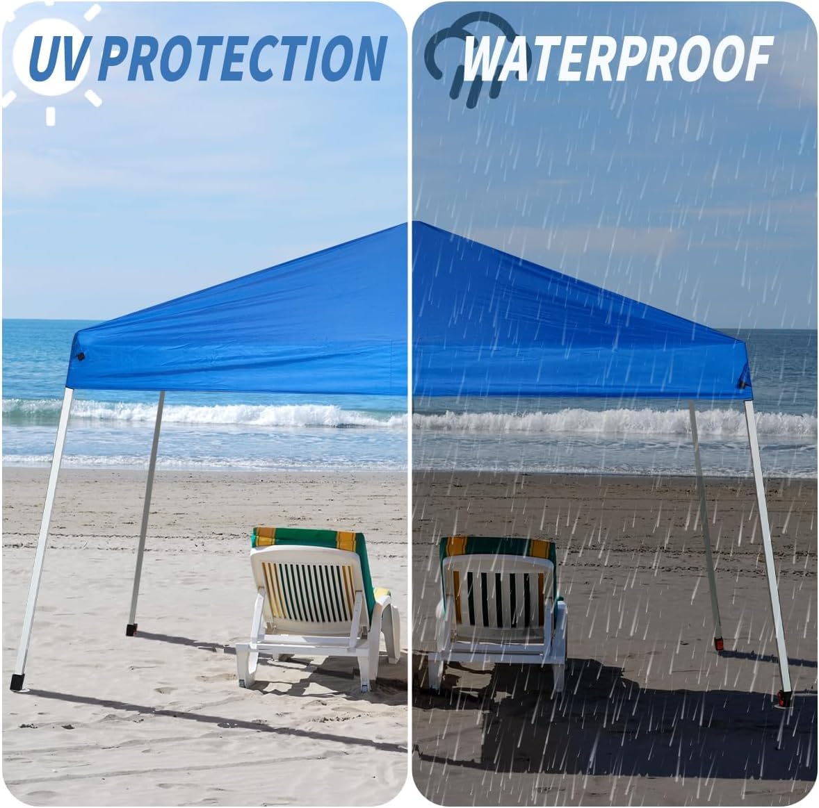 Birodeko easy-install canopy top saves setup time.