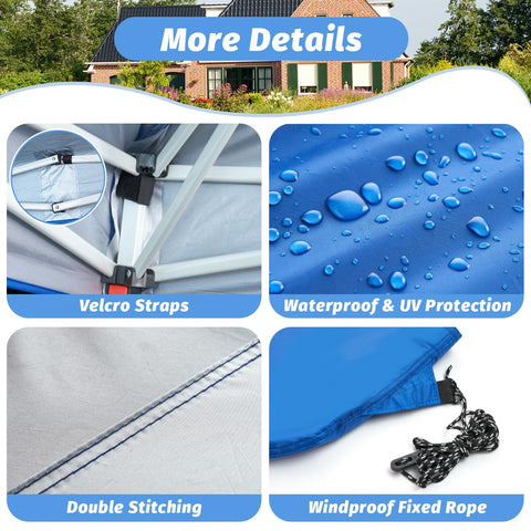 Birodeko easy Velcro straps simplify setup at venues.