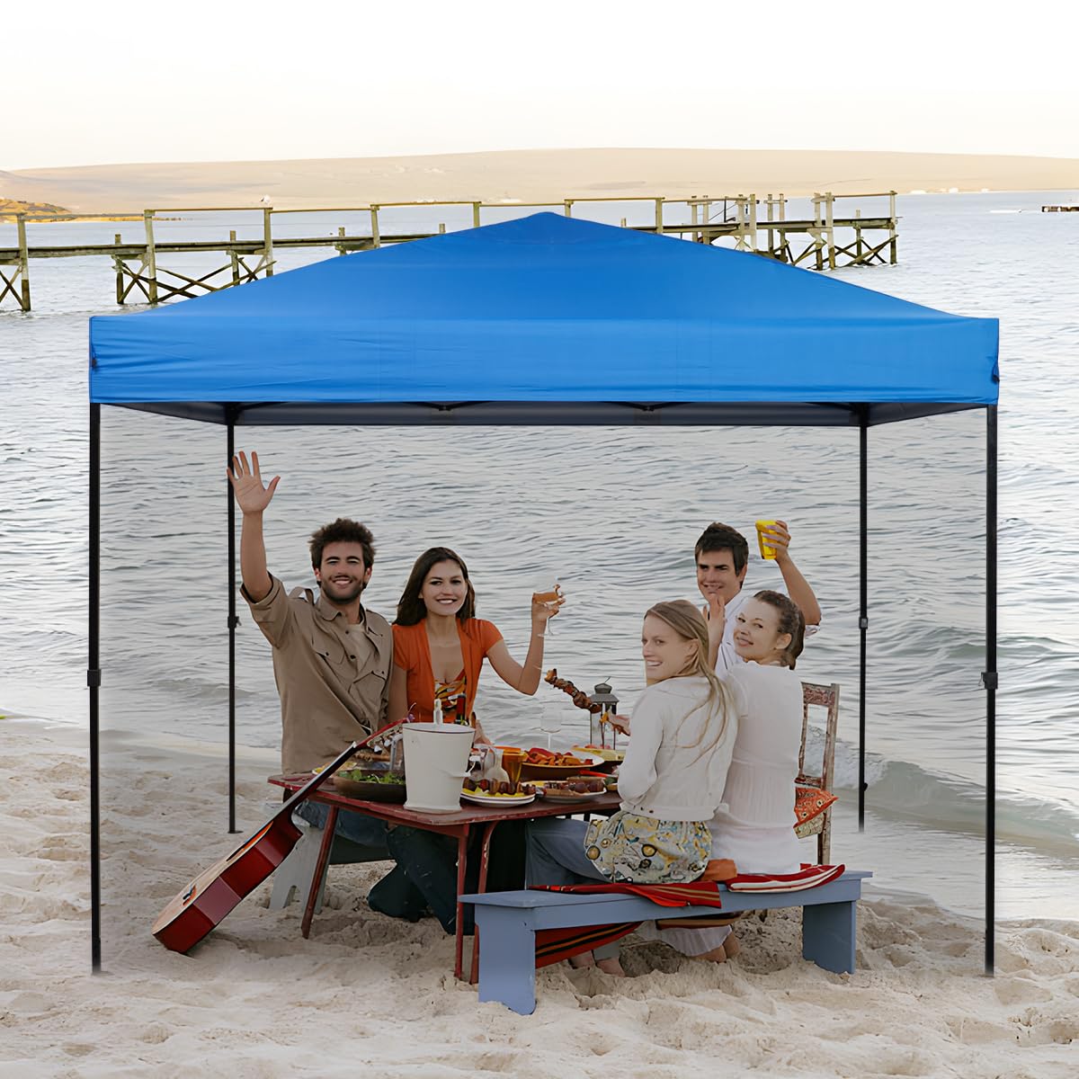 Birodeko outdoor-ready canopy top supports backyard use.