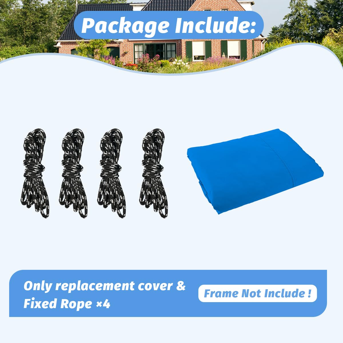 Birodeko straight-leg clip-attachment secures the canopy quickly for events.
