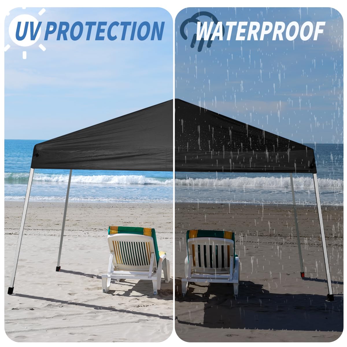 Birodeko canopy top with Velcro straps for easy frame attachment