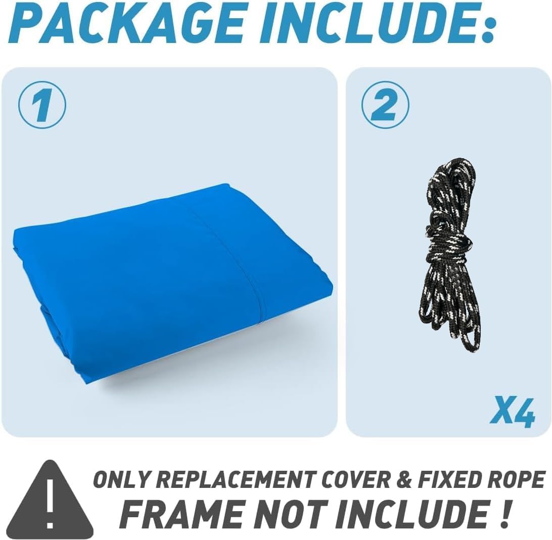 Birodeko waterproof canopy top replacement keeps you dry outdoors.
