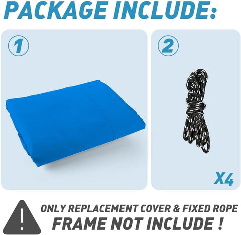 Birodeko waterproof canopy top replacement keeps you dry outdoors.