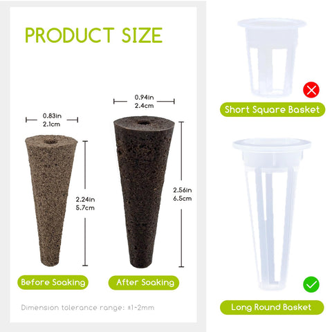 Bironzoco grow sponges promote fast germination and robust roots.