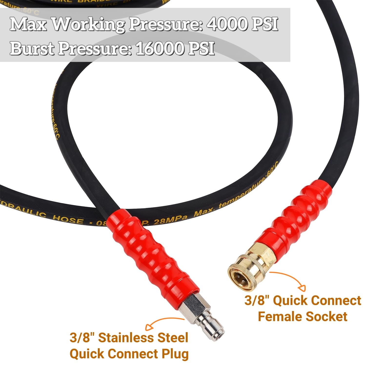 Biswing 3/8 inch quick-connect female end for fast setup