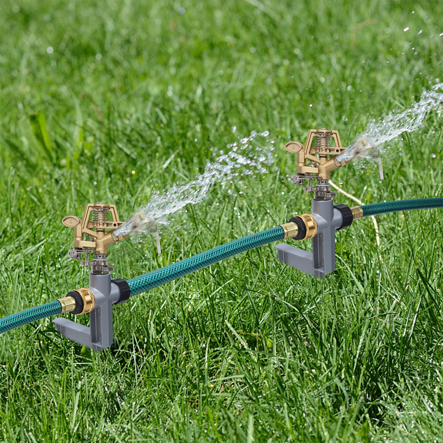 Biswing adjustable coverage nozzle delivers customizable spray patterns for precise irrigation.