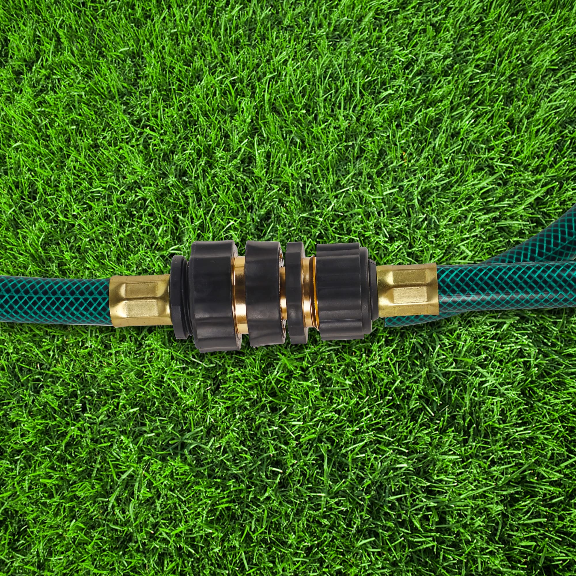 Biswing aluminum construction provides lightweight, corrosion-resistant outdoor performance.