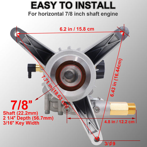 Biswing aluminum pump body with thermal relief valve aids safe operation