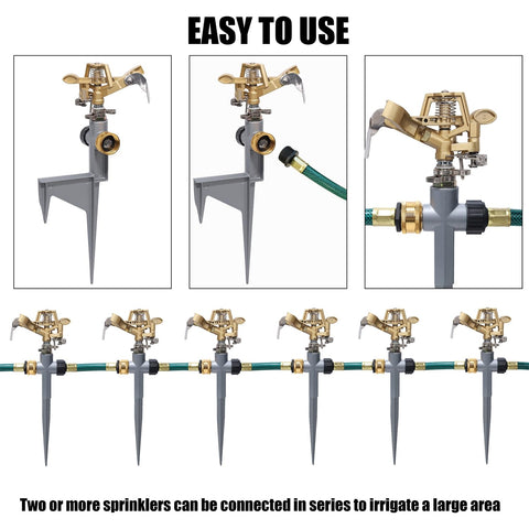 Biswing care tips help prevent leaks and extend sprinkler life.