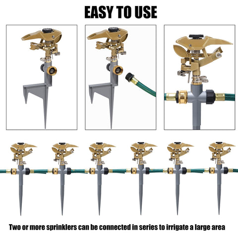 Biswing two-pack kit offers versatile irrigation options for lawns and gardens.