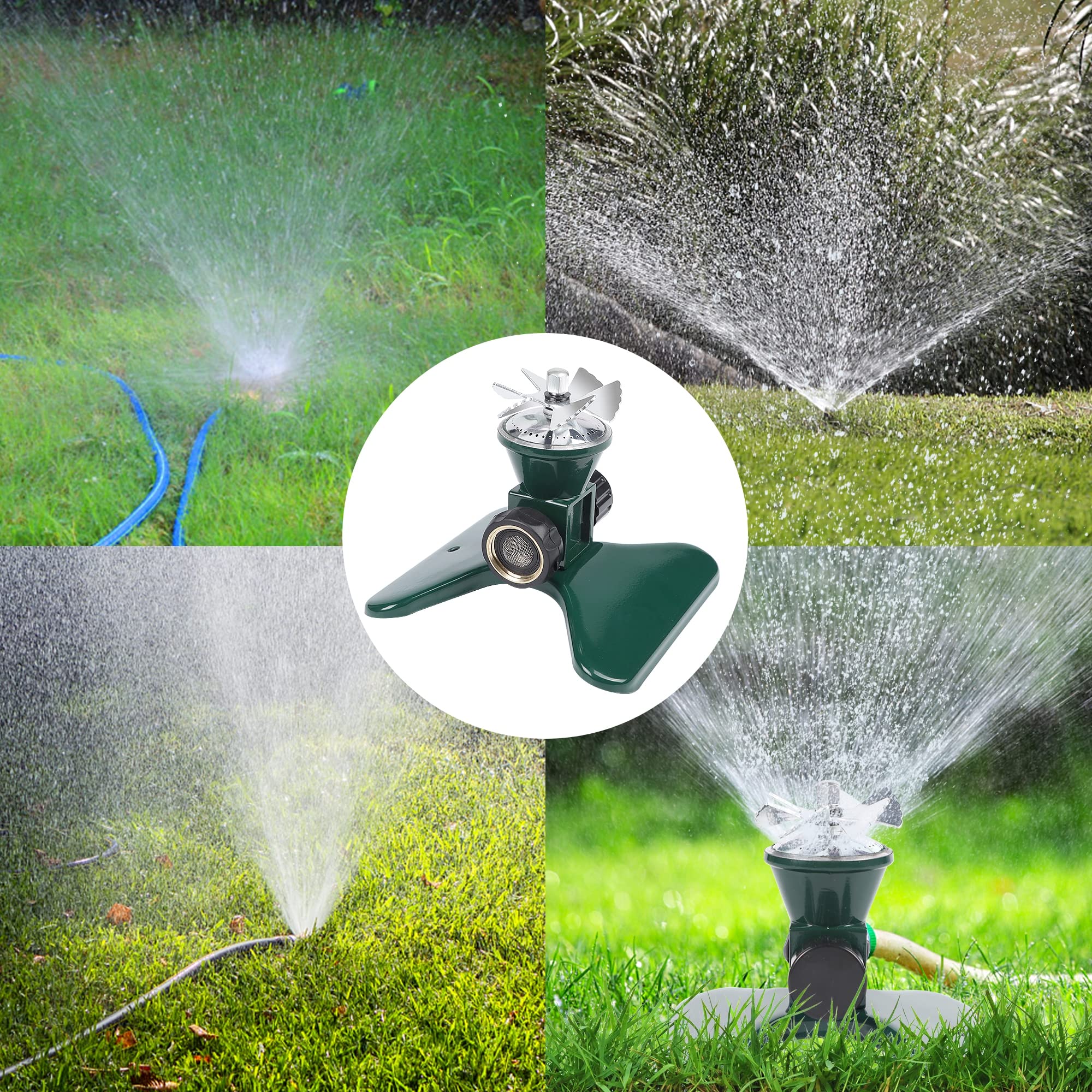 Biswing versatile irrigation for yard, patio, and flower beds.