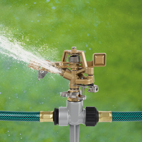 Biswing half-inch thread inlet fits most hoses easily.