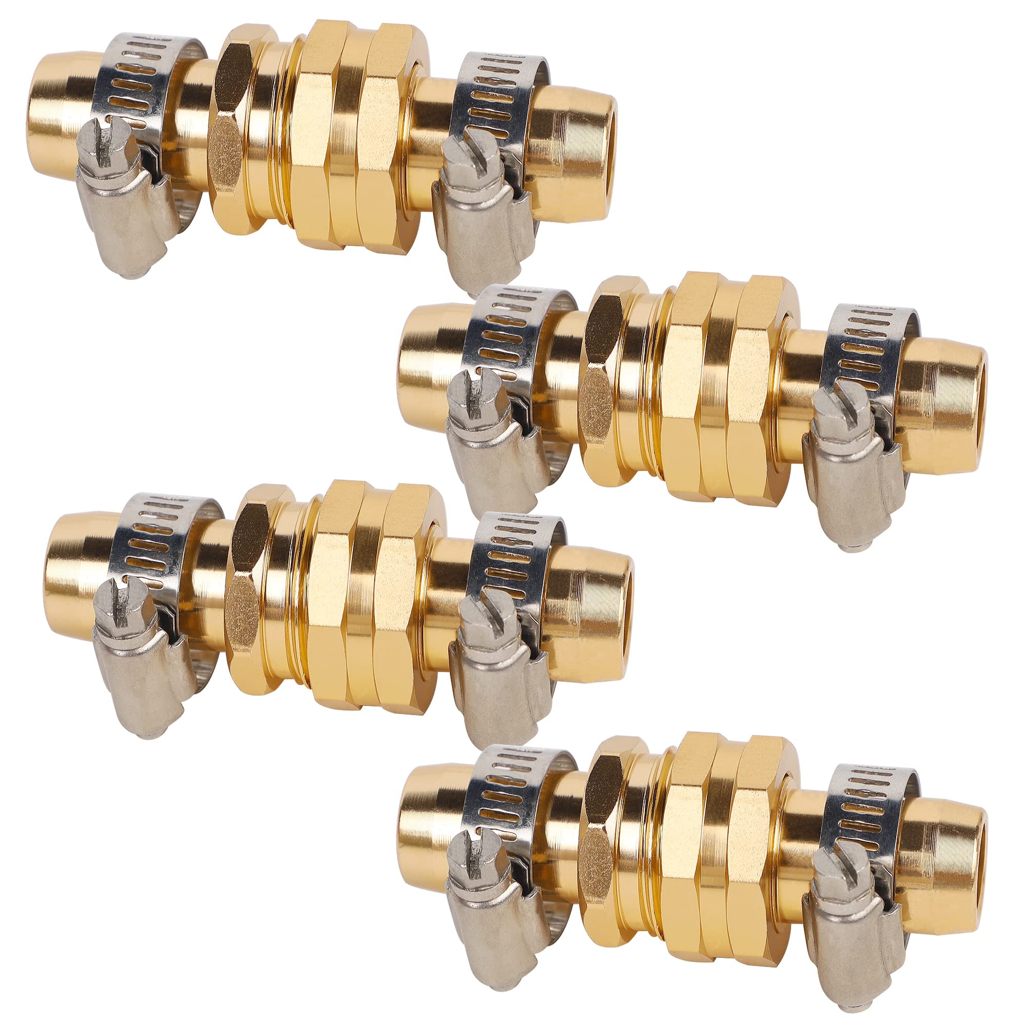 Biswing rubber washers included for tighter, leak-free hose seals.