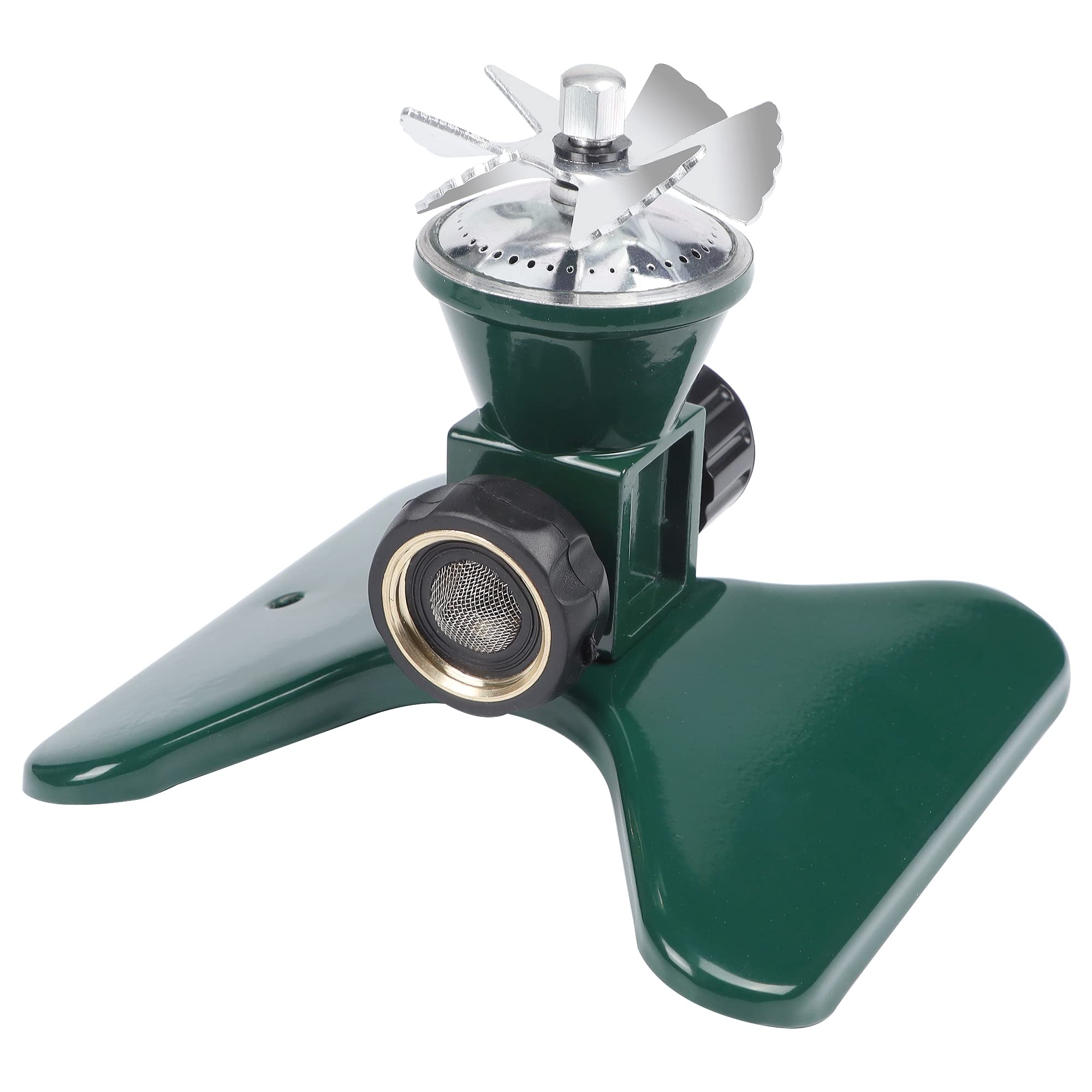 Biswing lawn sprinkler square 360-degree coverage for even lawn irrigation.