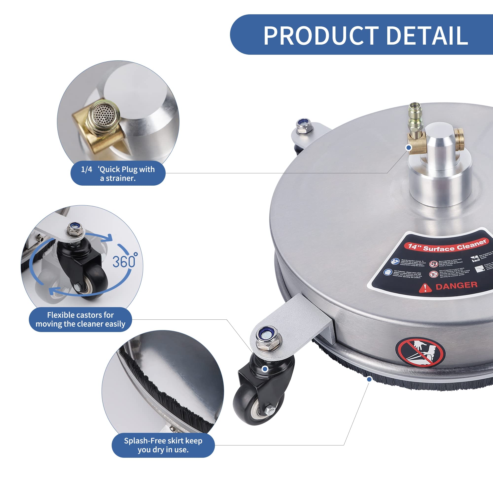 Biswing nozzle cleaner maintains spray efficiency between sessions