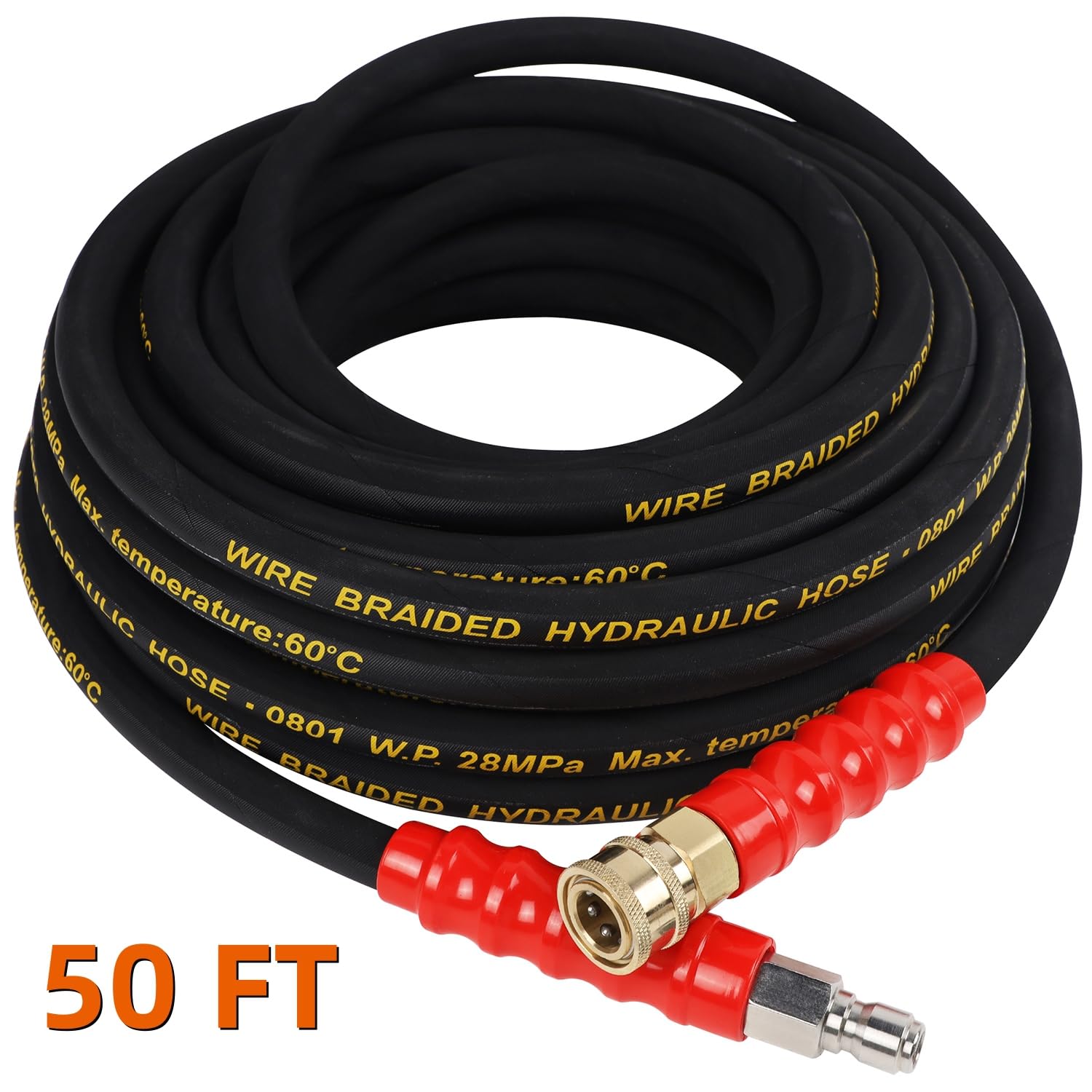 Biswing package includes 50 ft hose ready to connect