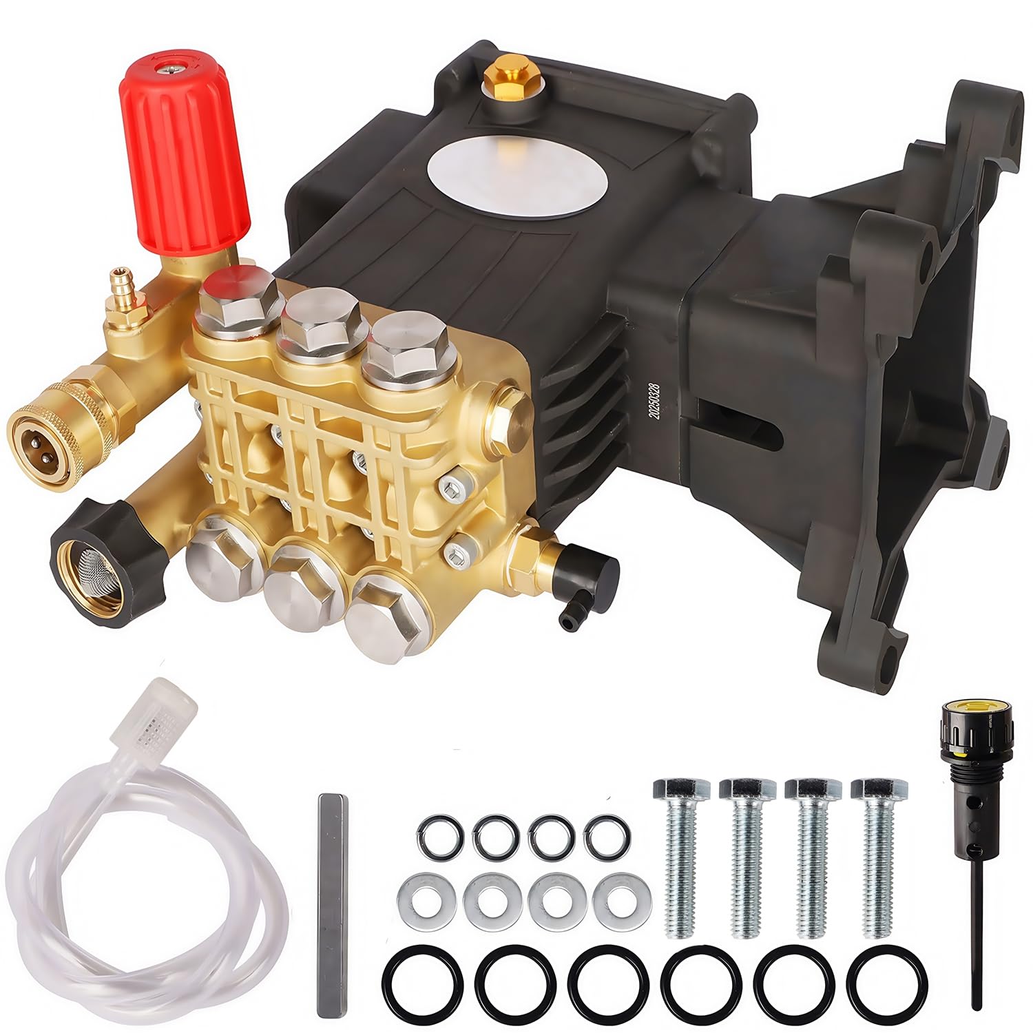 Biswing pressure washer pump with brass head for durable, consistent cleaning power