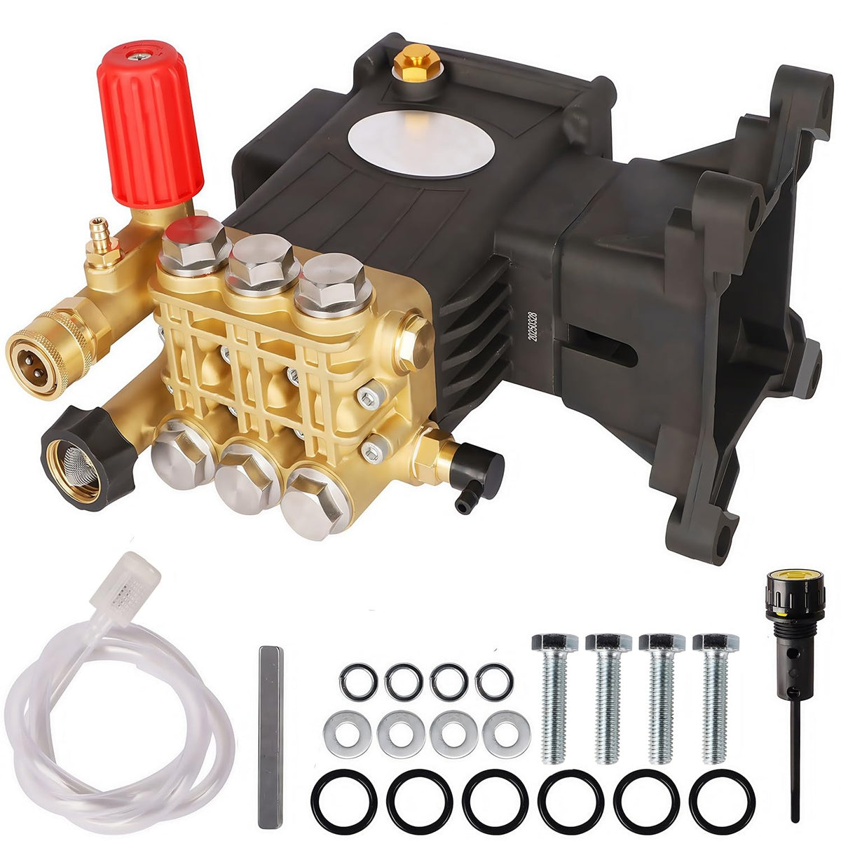 Biswing pressure washer pump with brass head for durable, consistent cleaning power