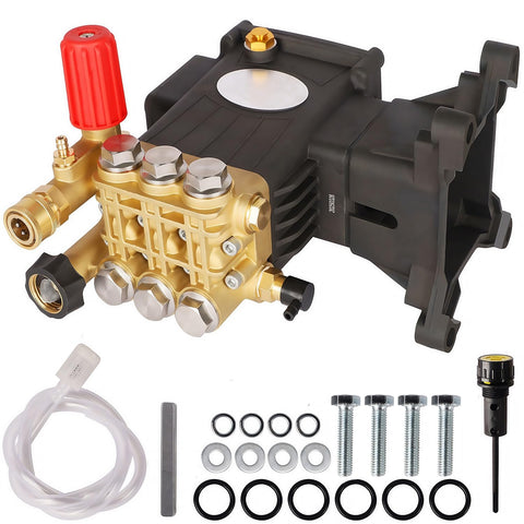 Biswing pressure washer pump with brass head for durable, consistent cleaning power