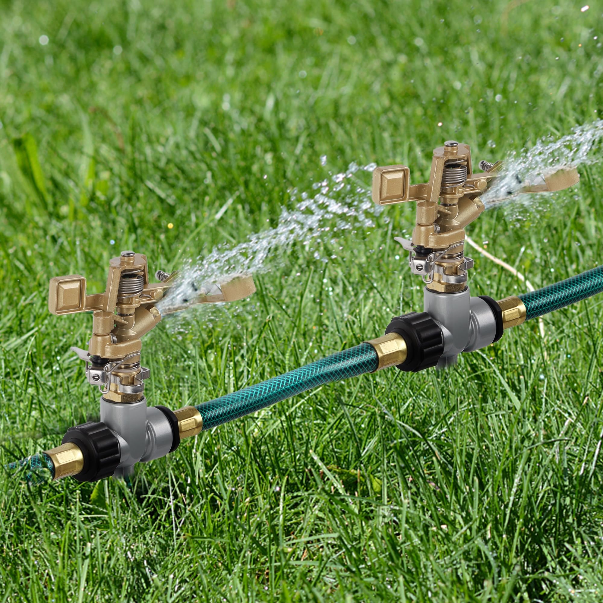 Biswing coverage diagram illustrates 40–86 ft reach for lawns.