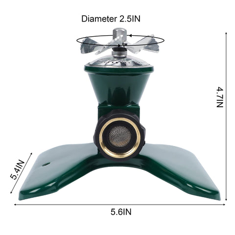 Biswing standard 3/4 inch garden hose connector for broad compatibility.