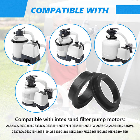 Biteyued L-shape 11412 o-ring for Intex pumps enhances sealing reliability
