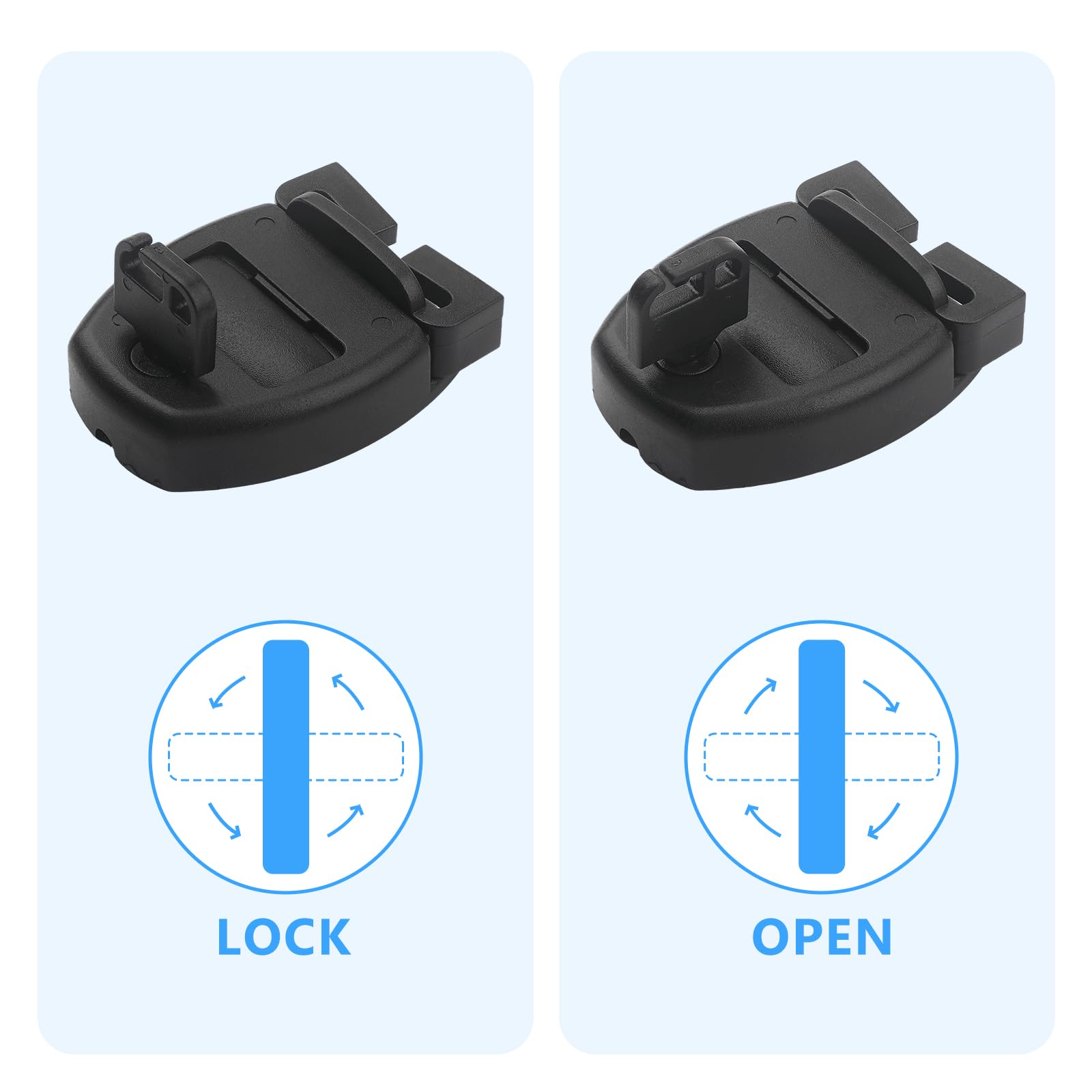 Biteyued self-tapping screws secure clips to the spa lid.