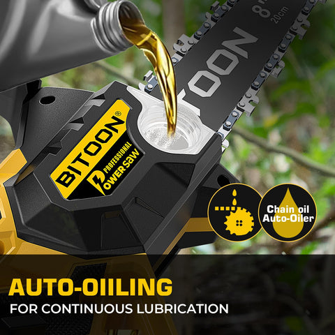 BITOON 6-inch and 8-inch bars provide versatile cutting options