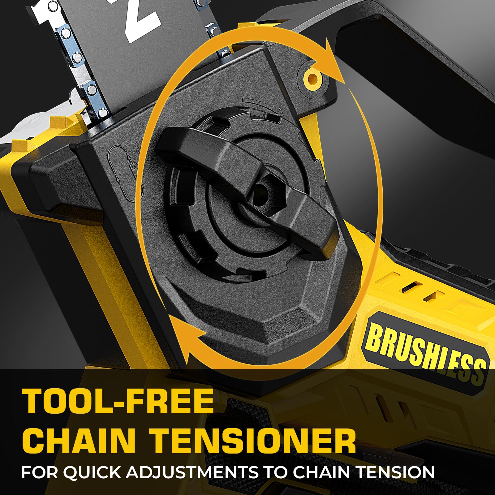 BITOON chainsaw case and accessories for organized storage