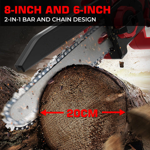 BITOON mini chainsaw lightweight design at 2.8 lbs for reduced fatigue