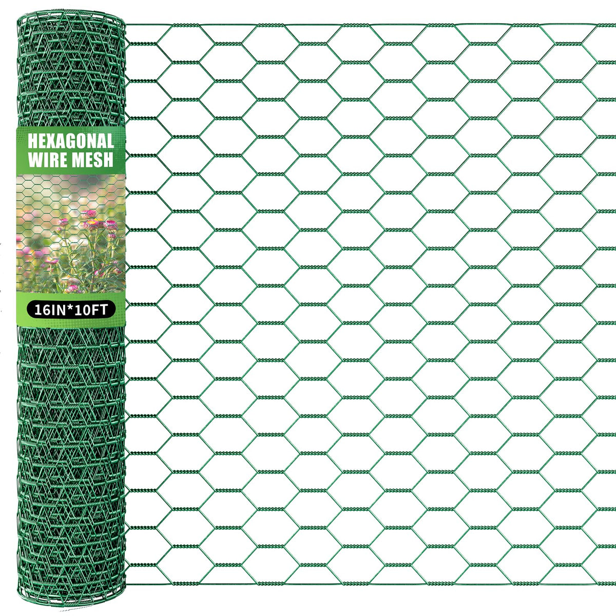 Bittesnew green chicken-wire roll for floral arrangements and crafts