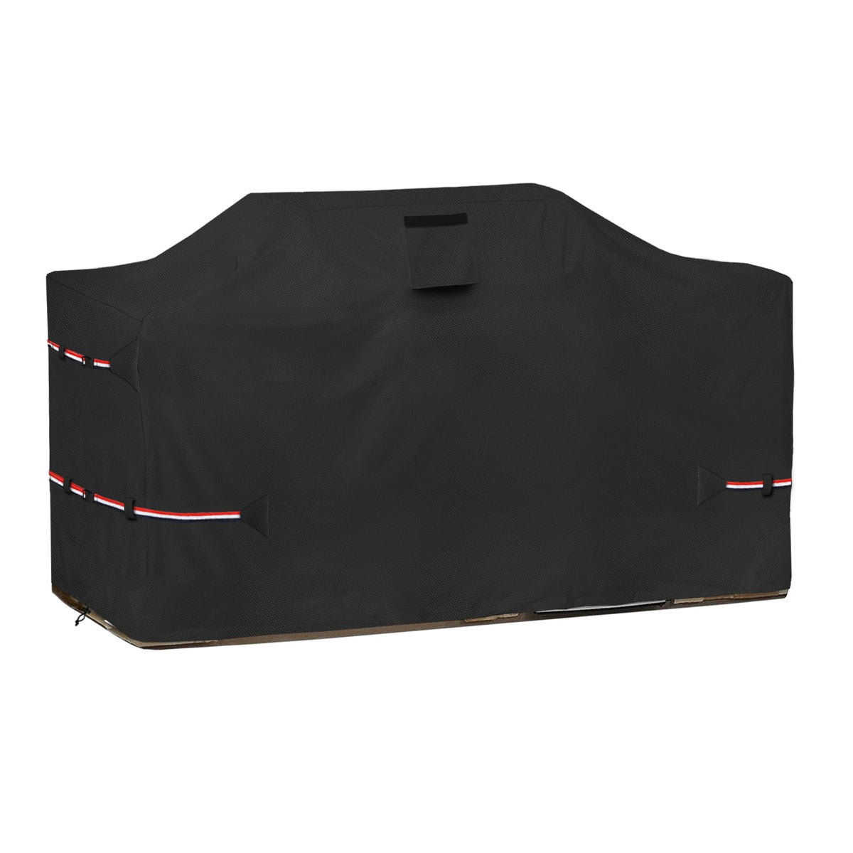 Bitubi 98-inch island grill cover front view protecting from rain and sun