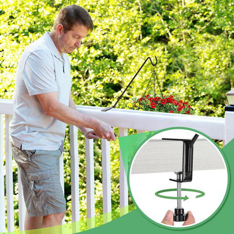 Biubee easy-install deck hanger with screws for quick setup.