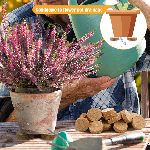 Biubee planter stability on outdoor and indoor surfaces with cork feet