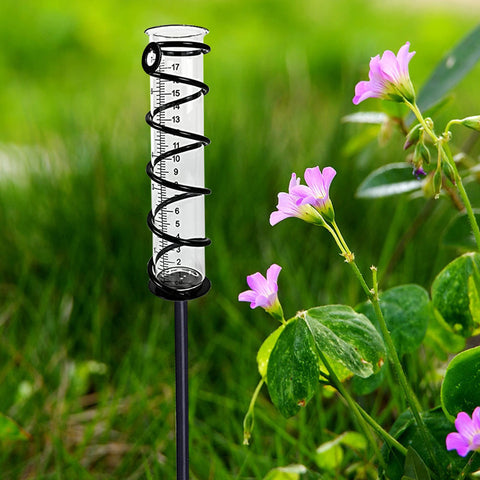 BIUWING rain gauge built with metal frame and thick plastic for long life